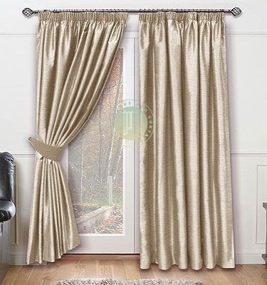 real-faux-silk curtain