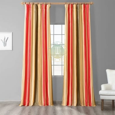real-faux-silk curtain
